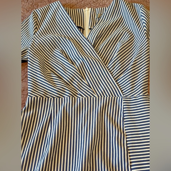 Plain B small blue and white stripe dress - Picture 5 of 15